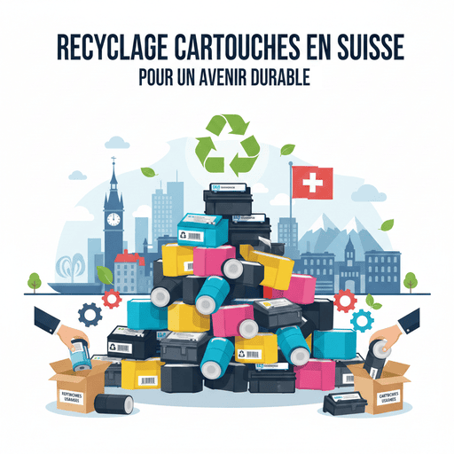 Comment les entreprises peuvent recycler leurs cartouches en suisse